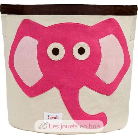 Aufbewahrungskorb rosa Elefant EFK107-000-005 3 Sprouts 1