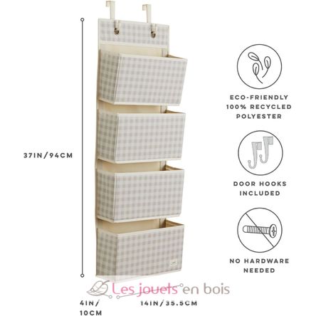 Hängeorganizer Gingham Beige EFK-107-015-007 3 Sprouts 3