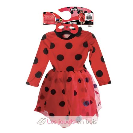 Ladybug Kleid und Maske, 5-8 Jahre R300834 Rubies 3