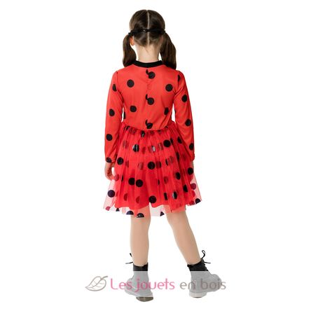 Ladybug Kleid und Maske, 5-8 Jahre R300834 Rubies 4