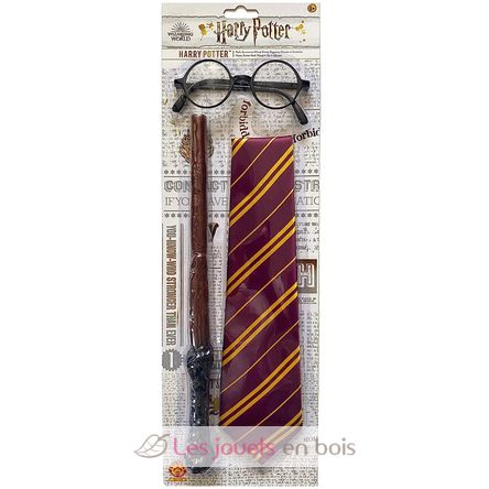 Harry Potter Brille, Zauberstab und Krawatte R301119 Rubies 1