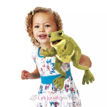 Handpuppe Lustiger Frosch FO-3033 Folkmanis 2