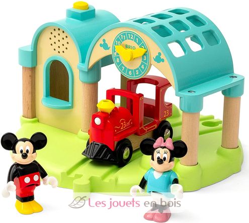 Micky Maus Bahnhof mit Aufnahmefunktion BR-32270 Brio 1