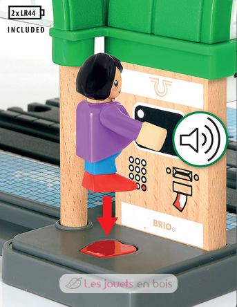 Neuer Hauptbahnhof mit Ticketautomat BR33649 Brio 2