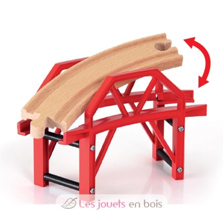 Bahnbrücke mit Auffahrten BR33699 Brio 4