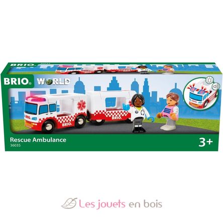 Krankenwagen – Ton und Licht BR-36035 Brio 1