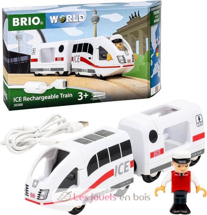 Wiederaufladbarer ICE-Zug BR36088 Brio 1