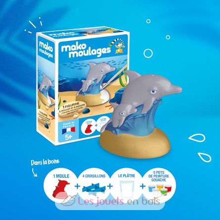 Delphin und ihr Baby Box MM39116 Mako Créations 2