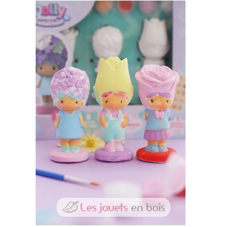 Dolly Flower-Figuren zum Bemalen und Dekorieren MM39200 Mako Créations 4