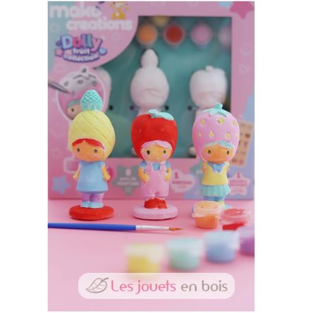 Dolly Fruit-Figuren zum Bemalen und Dekorieren MM39201 Mako Créations 4
