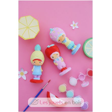 Dolly Fruit-Figuren zum Bemalen und Dekorieren MM39201 Mako Créations 7