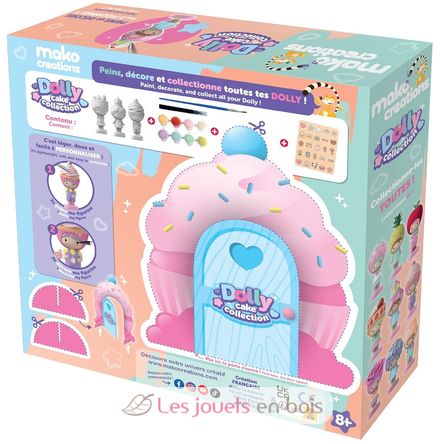 Dolly Cake-Figuren zum Bemalen und Dekorieren MM39202 Mako Créations 5