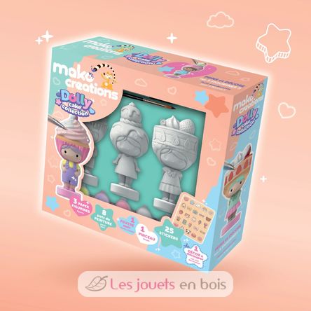 Dolly Cake-Figuren zum Bemalen und Dekorieren MM39202 Mako Créations 2