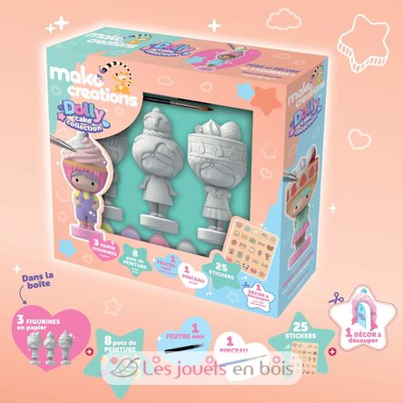 Dolly Cake-Figuren zum Bemalen und Dekorieren MM39202 Mako Créations 4
