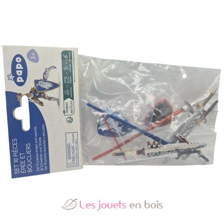 Set mit 10 Zubehörteilen für Ritter PA-39260 Papo 2