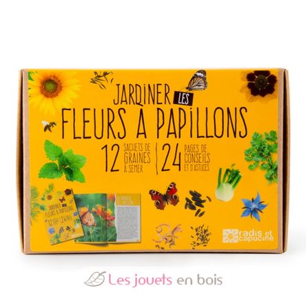 Schmetterlings-Blumen-Samen-Box RC-039581 Radis et Capucine 1