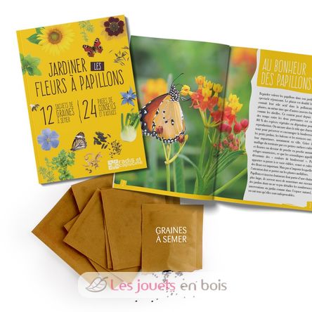Schmetterlings-Blumen-Samen-Box RC-039581 Radis et Capucine 2