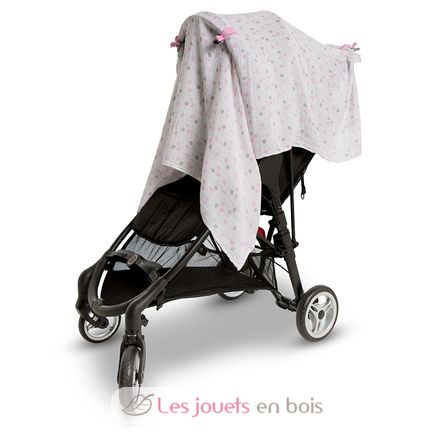 2er-Pack Maxi muslin swaddle + Clips LLJ-121-009-001 Lulujo 5