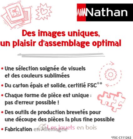 Puzzle Schloss Villandry 1000 Teile N12000912 Nathan 5