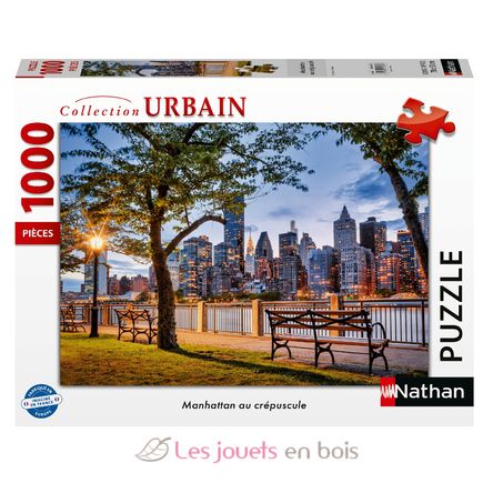 Puzzle Manhattan in der Abenddämmerung 1000 Teile N12001530 Nathan 1