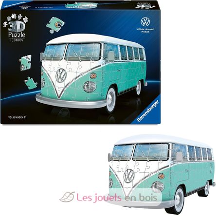 T1 Volkswagen 3D-Puzzle, 162 Teile RAV12008035 Ravensburger 7