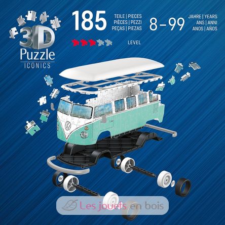 T1 Volkswagen 3D-Puzzle, 162 Teile RAV12008035 Ravensburger 2