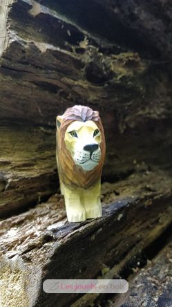 Figur Löwe aus Holz WU-40451 Wudimals 2