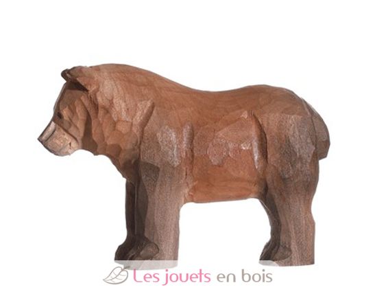 Figur Braunbär aus Holz WU-40455 Wudimals 1