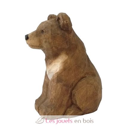 Figur Bärenjunges aus Holz WU-40466 Wudimals 1