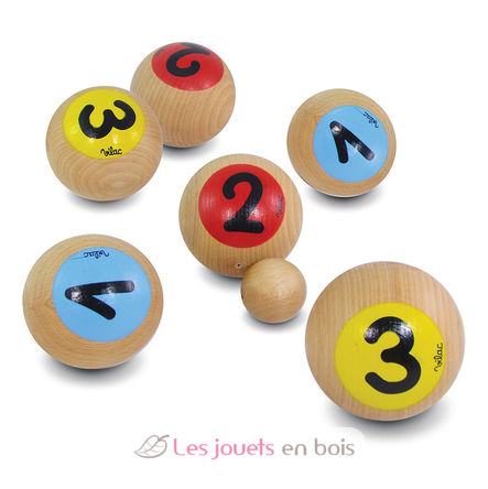 Petanque-Spiel 1, 2, 3 V4053G Vilac 2