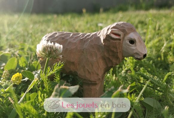 Figur Schaf aus Holz WU-40605 Wudimals 2