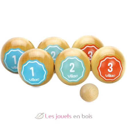 Retro Petanque-Spiel V4062G Vilac 2