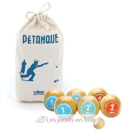 Retro Petanque-Spiel V4062G Vilac 1