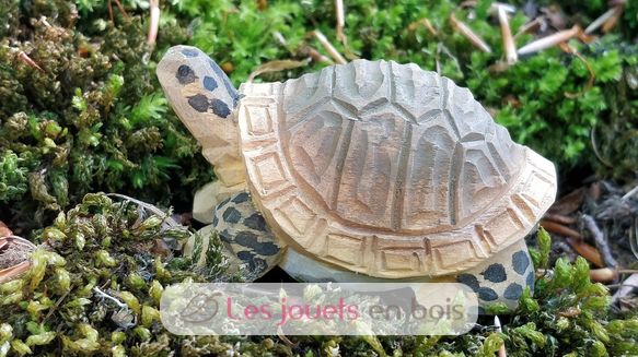 Figur Schildkröte aus Holz WU-40704 Wudimals 2