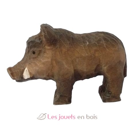 Figur cinghiale aus Holz WU-40717 Wudimals 1