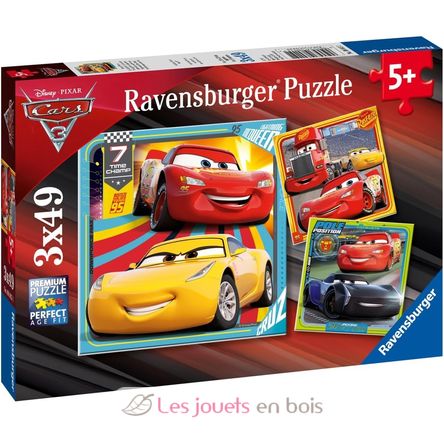 Puzzle Cars Bunte Flitzer 3x49 pcs RAV08015 Ravensburger 1