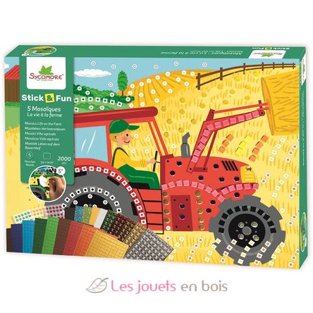 Mosaike XL Leben auf dem Bauernhof SYCRE7074 Sycomore 1
