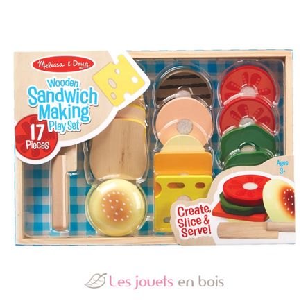 Set aus Holz für Belegte Brote MD10513 Melissa & Doug 4