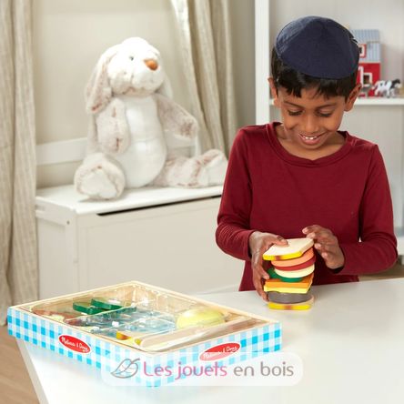 Set aus Holz für Belegte Brote MD10513 Melissa & Doug 9