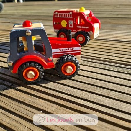 Roter Holztraktor EG511040 Egmont Toys 2