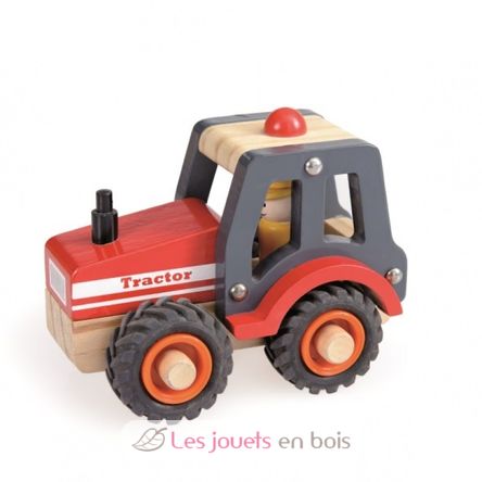 Roter Holztraktor EG511040 Egmont Toys 1
