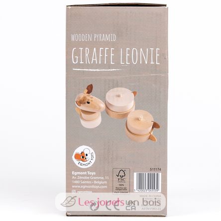 Stapelpyramide Giraffe Léonie EG511174 Egmont Toys 9