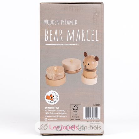 Stapelpyramide Bär Marcel EG511175 Egmont Toys 6