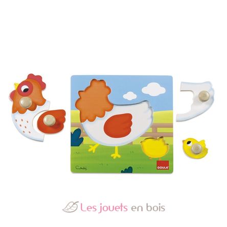 Puzzle "Huhn" GO-53052 Goula 2