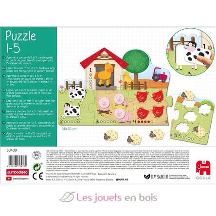 Puzzle Zahlen von 1 bis 5 GO53438 Goula 4
