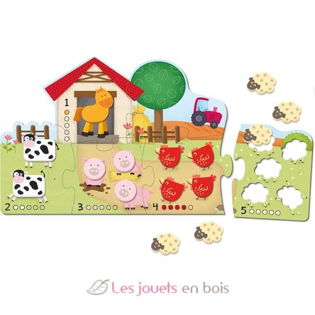 Puzzle Zahlen von 1 bis 5 GO53438 Goula 3