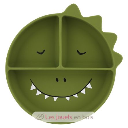 Silikon-Esslernteller mit Saugnapf Mr Dino TX-96-439 Trixie 1