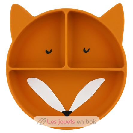 Silikon-Esslernteller mit Saugnapf Mr Fox TX-96-445 Trixie 1