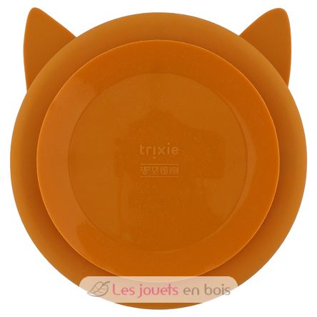 Silikon-Esslernteller mit Saugnapf Mr Fox TX-96-445 Trixie 2