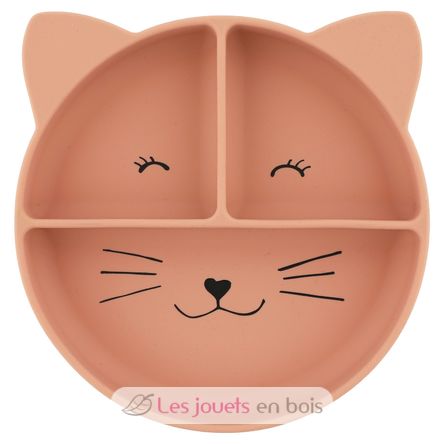 Silikon-Esslernteller mit Saugnapf Mrs Cat TX-96-451 Trixie 1